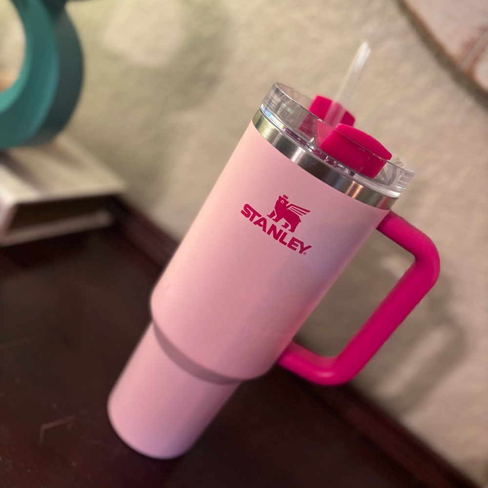 Stanley Pink Tumbler with Handle